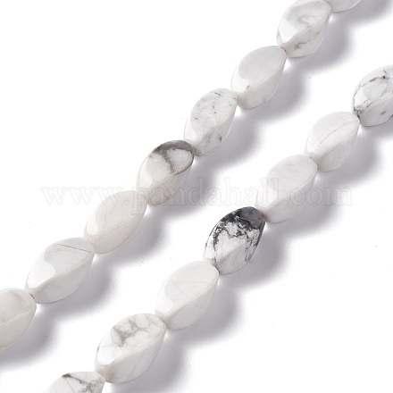Chapelets de perles en howlite naturelle G-L243B-21-1