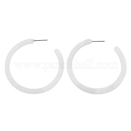 Grandi orecchini a bottone a forma di c per le donne ragazza KY-Q058-083-1
