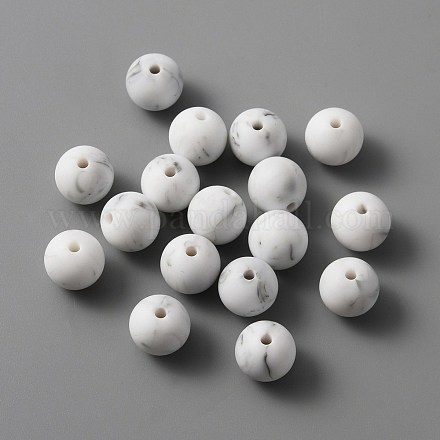 Silikonperlen SIL-WH0001-32E-1