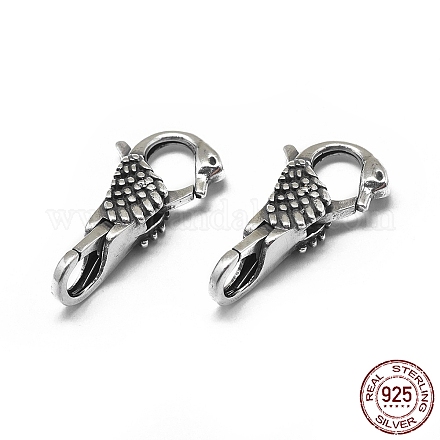 Tailandia 925 chiusure a moschettone in argento sterling STER-L057-007AS-1