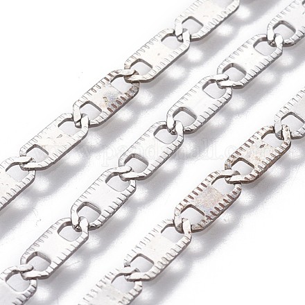 201 Stainless Steel Link Chains CHS-P007-22P-1