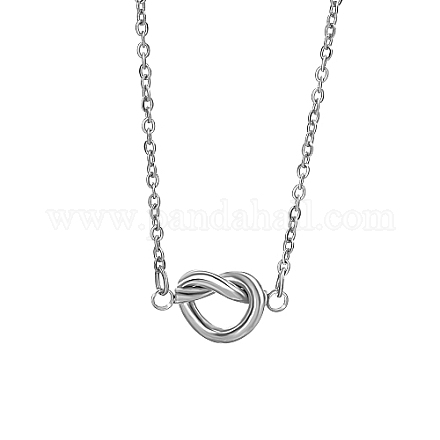 Stainless Steel Pendant Necklaces for Women KJ2332-2-1