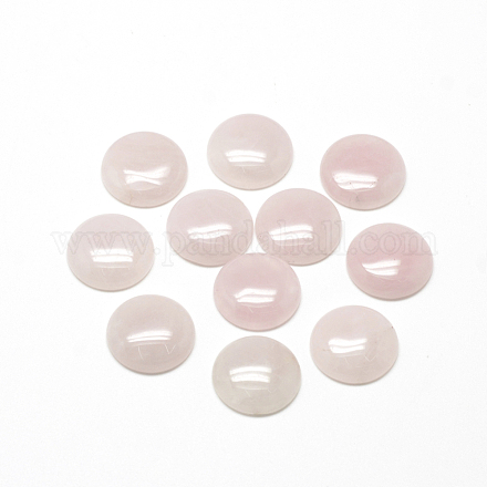 Cabochons de quartz rose naturel X-G-R416-12mm-48-1