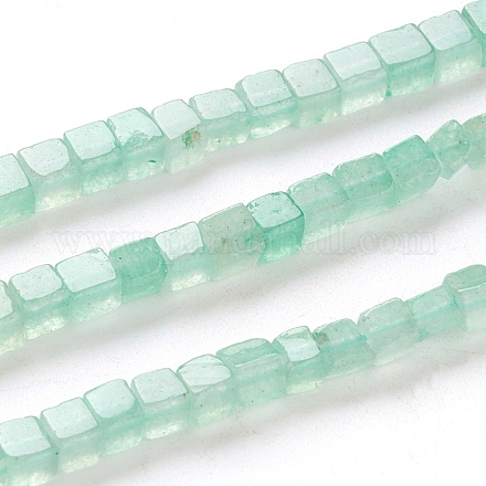 Chapelets de perles en aventurine vert naturel G-F631-K04-1