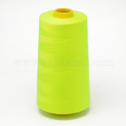 100%紡織ポリエステル繊維縫糸  緑黄  0.1mm  約5000ヤード/ロール OCOR-O004-A57-1