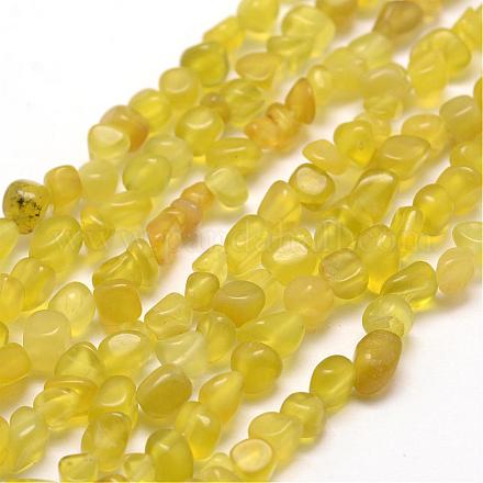 Natürliche korea olive jade perlen stränge G-F465-39-1