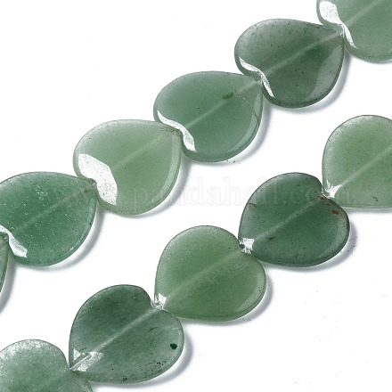 Natürlichen grünen Aventurin Perlen Stränge G-N0326-70-1