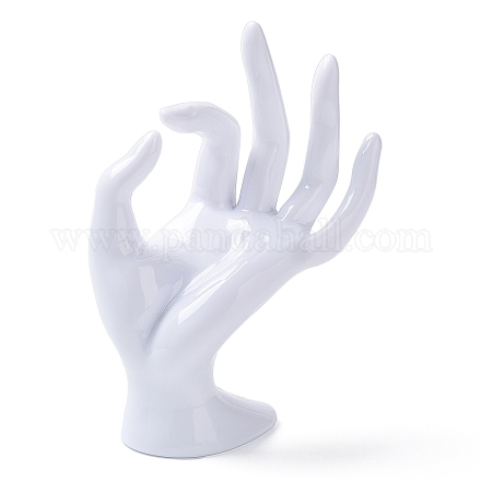 Plastic OK Hand Rings Display Stands ODIS-Q041-01C-1