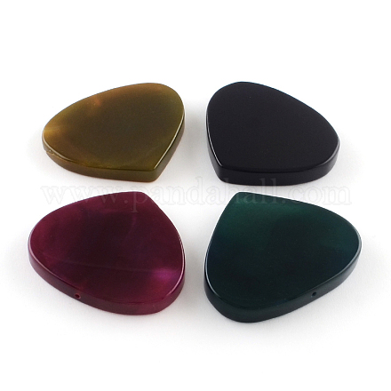Drop Dyed Natural Agate Beads G-R275-114-1