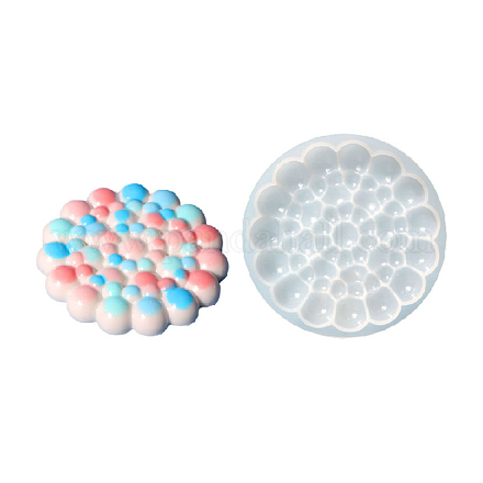 Moules de tapis de tasse à effet bulle de silicone DIY-C061-02A-1
