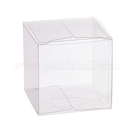 Caja de pvc de plástico transparente regalo de embalaje CON-WH0060-02A-1
