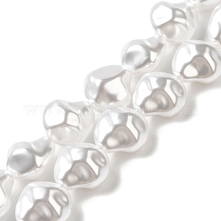 Hilos de cuentas de perlas de imitación de plástico abs KY-F021-03-1