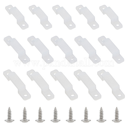 HOBBIESAY 120 Sets 3 Styles Silicone Fixing Clips FIND-HY0003-45-1