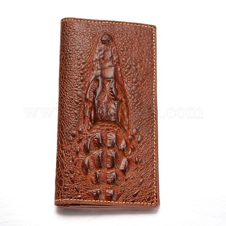Men's Cowhide Leather Card Holders Wallets ABAG-M001-01A-1