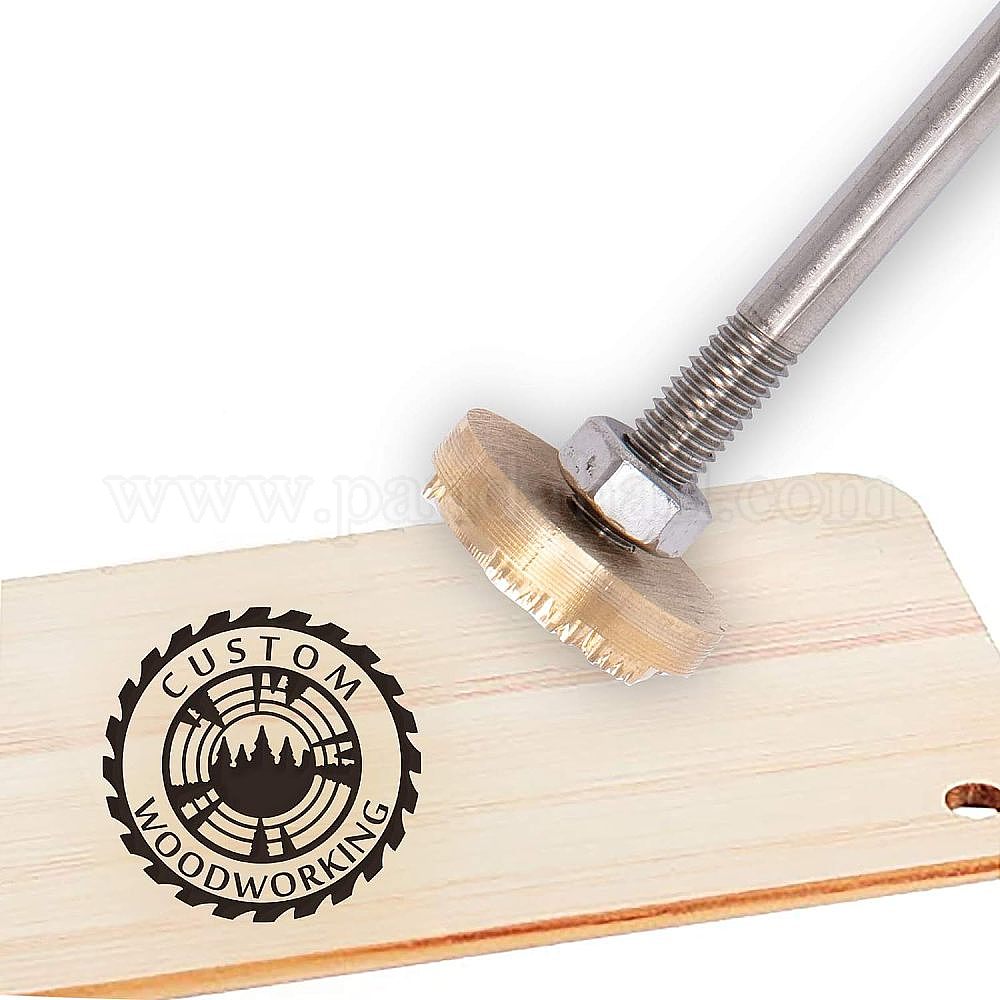 Fer à Marquer Personnalisé Pour Bois Et Cuir - Tampon Thermique 1,5x1,5 Cm - Idéal Artisans, Menuisiers