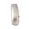 304 Stainless Steel Bayonet Clasps, Rectangle, Flat Hole, Stainless Steel Color, 42.5x15.5x9mm, Hole: 12x6mm