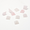 Natural Rose Quartz Gemstone Cabochons, Pyramid, 14x14x10mm