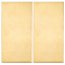 2Pcs Brass Sheet, Rectangle, Raw(Unplated), 50x100x1mm