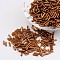 Glass Bugle Beads, Silver Lined, Peru, 6~8x1.8mm, Hole: 0.6mm, 1250pcs/50g