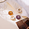 4Pcs Acrylic Finger Rings, Mixed Color, Inner Diameter: 17mm