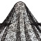 Polyesster Fabrics, Clothing Accessories, Flower, Black, 136cm, 2 yards/pc