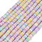 Handmade Polymer Clay Beads Strands, Disc/Flat Round, Heishi Beads, Colorful, 6x0.5~1mm, Hole: 1.5mm, about 384pcs/strand, 17.32''(44cm)