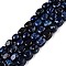 Natural Imperial Jasper Beads Strands, Dyed, Cuboid, Prussian Blue, 6.5~7.5x5~6x5~6mm, Hole: 0.8mm, about 53~60pcs/strand, 15.55~15.87 inch(39.5~40.3cm)