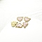 Alloy & Cellulose Acetate Pendants, Butterfly, White, 18x16mm