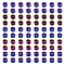 Pandahall 100Pcs 5 Styles Electroplated Glass Bead, Flat Round with Letter, Gold, 10x5mm, Hole: 1mm, 20pcs/style