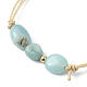 Bracelets de cheville en perles tressées AJEW-AN00557-5