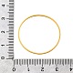 Messing Verbinderring&nbsp;KK-Z126-03G-01-3