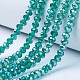 Electroplate Glass Beads Strands EGLA-A034-T10mm-B04-1