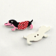 2-Hole Puppy Printed Wooden Buttons BUTT-R031-109-2