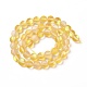 Synthetic Moonstone Beads Strands G-F142-6mm-10-2