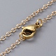(Schmuckpartys im Fabrikverkauf) Halsketten mit einzelnen Perlenanhängern NJEW-JN02710-01-3