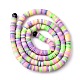 Handmade Polymer Clay Beads Strands CLAY-R089-4mm-T03C-6
