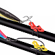 スーパーファインディング10セット5色プラスチック＆シリコンOリング釣り竿ポールフックキーパーセット  釣り竿吊り餌装置  ミックスカラー  14~28x13~25x1.5~9mm  2セット/カラー AJEW-FH0003-95-4