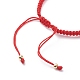 Juego de pulseras de cuentas trenzadas dobles de cordón de hilo de nylon ajustable BJEW-JB08741-6