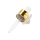 Флаконы-капельницы из натурального розового кварца DJEW-K024-01G-05-4