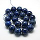 Chapelets de perles en lapis-lazuli naturel X-G-J001I-20mm-2