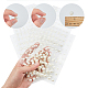 Cabochons de perles d'imitation en plastique abs gorgecraft OACR-GF0001-01-3