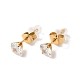 Coeur de zircone cubique clair avec collier pendentif arbre acrylique et boucles d'oreilles diamant SJEW-M099-03G-6