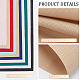 BENECREAT 10Pcs 10 Colors 14CT Cross Stitch Fabric Sheets DIY-BC0012-11-4
