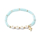 Ensembles de bracelets élastiques en perles de verre BJEW-JB06575-03-4