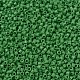MIYUKIデリカビーズ  シリンダー  日本製シードビーズ  11/0  (db0724) 不透明な緑  1.3x1.6mm  穴：0.8mm  約10000個/袋  50 G /袋 SEED-X0054-DB0724-3