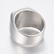 304 Stainless Steel Signet Band Rings for Men RJEW-G091-16-P-3