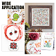 NBEADS 3 Pcs 14CT Cross Stitch Canvas Cotton Embroidery Fabric DIY-WH0410-06A-6