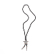 Stern-Lariat-Halskette für Männer und Frauen NJEW-WH0011-05AS-1