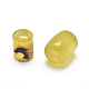 Perles d'agate jaune naturelle G-L533-50-2