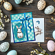 Klarsichtstempel aus PVC-Kunststoff&nbsp;DIY-WH0618-0316-4